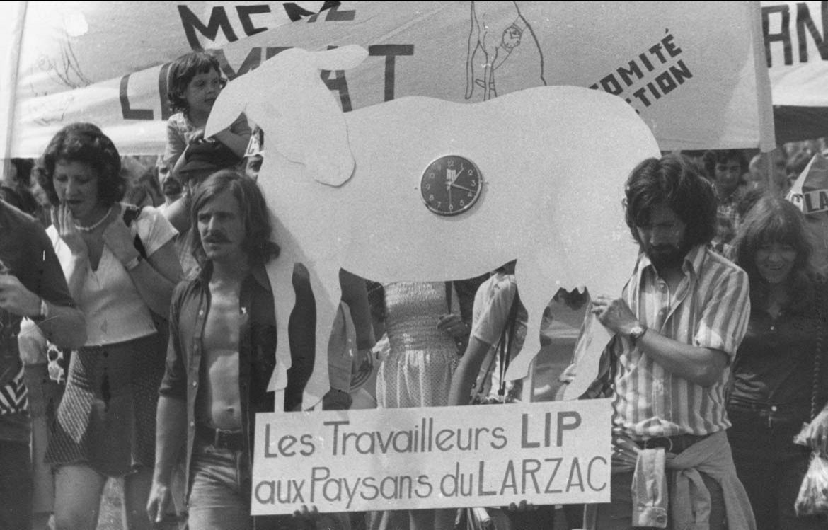 Rassemblement sur le plateau du Larzac durant l’été 1973 (24-25 août).